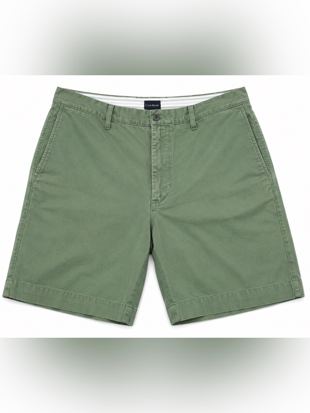 Vintage Y2K Club Room Men’s Sage Green Chino Shorts - 34W